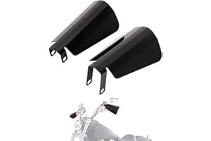 AnXin Paramani per moto, finitura lucida, per Davidson Sportster, Dyna, Touring, Street Glide, Road King, Electra Glide e Bagger 2006 e più vecchi, L