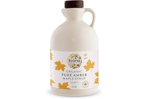 Biona Organic Maple Syrup 1L - Amber, Grade A - Pure Canadian