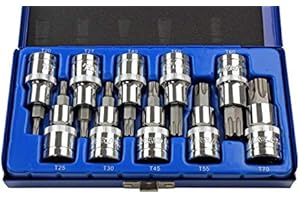 US PRO B1128 Set di 10 chiavi Torx da 1/2"
