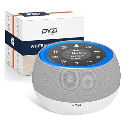 White Noise Machine For Baby-portable Led Display White Noise Machine For Babies And Adults With Warm Night Light-rechargeable Touch Sleep Sound Machine For Baby Soothing,relaxation