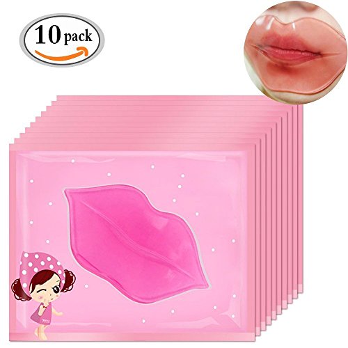 Travelmall Lips Membrane Moisturizing Lip Film Paste Lip Abundance Beauty Makeup Accessories Pink Collagen Lip Gel Mask (10pcs)