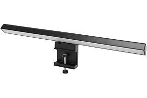 DPOFIRS Pasek świetlny Monitora Sterowanie Dotykowe, Lampa Monitora Komputerowego Zasilana Przez USB C, z 3 Trybami Kolorów, funkcją Odliczania Czasu, Listwa świetlna Laptopa na PC Office