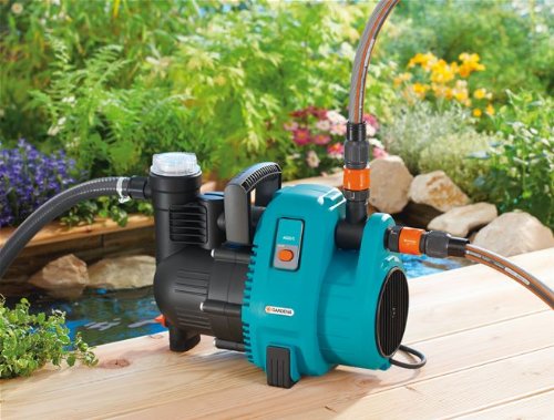 Gardena 1732-20 Comfort Gartenpumpe 4000/5 (Leistung 1100 W; Maximaler Druck: 4,5 bar; Maximale Selbstansaughöhe: 8 m) Fördermenge: 4000 l/h - 4