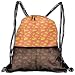 Produktbild Kotdeqay Personalized Taco Food Funny Pattern Drawstring Sports Nackpack with Mesh Pocket Cinch Bags