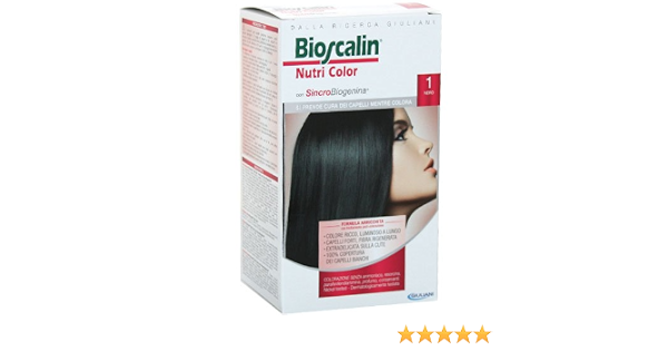 Bioscalin nutri color 1 nero : Amazon.it: Bellezza