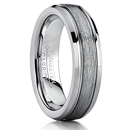 Ultimate Metals Co.® 5mm Unisex Wolframcarbid Ehering, Bequemlichkeit Passen