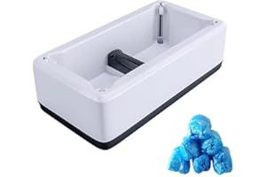 DAGESVGI Distributeur automatique de couvre-chaussures avec 200 couvre-chaussures jetables, distributeur pour la maison, le supermarché