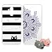 Produktbild 2X Handy Silikonhülle für Huawei Mate20 lite, Stoßfest Schutz Tasche Weich TPU Gel Bumper Etui Dünn Cover Case (Kat Totemblume) Kratzfest Anti Fingerabdruck, mit 2 Tier Kable