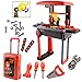 Produktbild deAO Deluxe Werkbank für Kinder-Kofferset mit Sound-und Lichteffekten und viel Zubehör