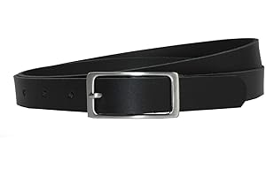 Vascavi Leather Belt, 2 cm Wide, Made in Germany, Real Leather Belt for Women, as a Waist Belt, Can Be Shortened