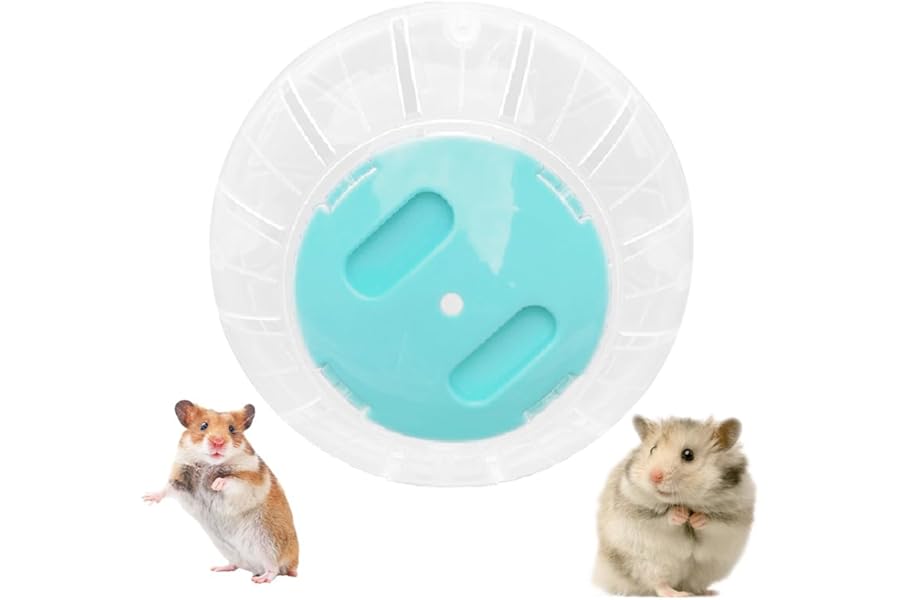 JVHLOV Dwarf Hamster Ball, Small Animal Activity Toy, Pet Mouse Mice Gerbil Exercise Wheel Toy, 14.5cm/5.71inch diameter (Blue)