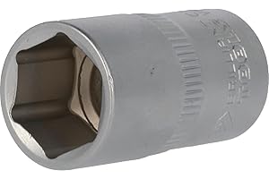 BRILLIANT TOOLS BT022807 Llave de vaso hexagonal de 1/2", 16 mm [Powered by KS TOOLS]