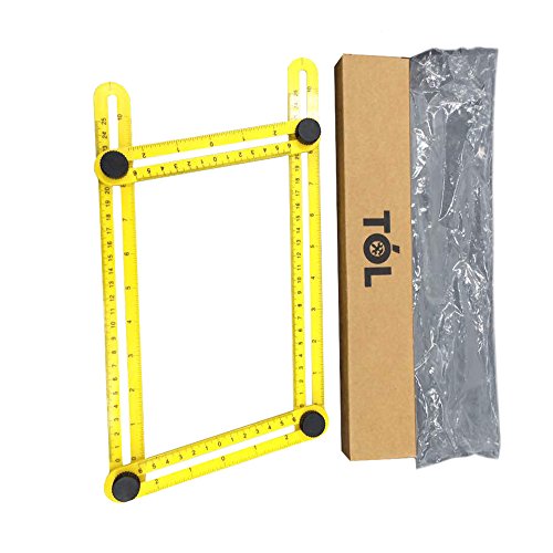 TÓL Angle-izer Form, Multi-Angle-Ruler Mehrwinkel Werkzeug , Mess-Form Mess Instrument Vorlage Schablone, Multitool für Handwerker Arbeiter Heimwerker - 4