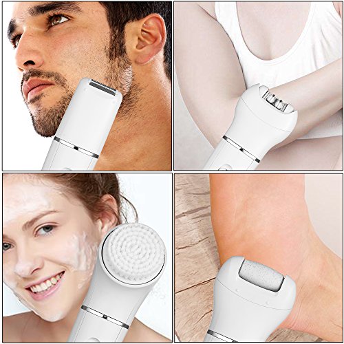 Yivans KD-199 (2017) Epilierer 5-in-1 Elektrisches Damenrasierer Pediküre Gesichtsreinigungsbürste - 3