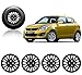 Auto Pearl-Premium Quality Car Full Black Wheel Cover Caps Black 14 inches Press Type Fitting For - Maruti Suzuki Swift New RS.1649.00