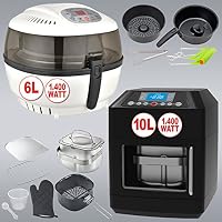 per friggitrice ad aria calda e forno alogeno 10 in 1 con 17 litri ECO  AIR-PROFI 1350W H-DC nero-ROT multifunzione Friggitrice alogena per  termosifone con funzione riscaldamento Friggitrici Casa e cucina  berjaya.edu.my