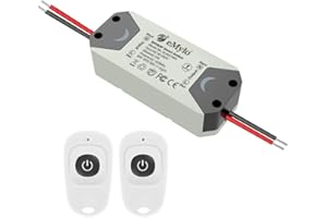 YASORN eMylo Smart WiFi Interruptor de luz RF Módulo de relé de control remoto inalámbrico 220V 1 canal Temporizador Aparato doméstico 433Mhz Soporte Alexa/Google Home Assistant por teléfono