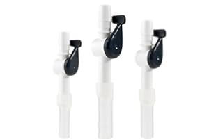 U GO Ugo Catheter Valve - Urine Drainage Catheter Valves, Comfortable Easy to Use Lever Tap with Smooth Edges and Soft Silicone Tubing - an Effective Alternative to Leg Bags (Pack of 5)