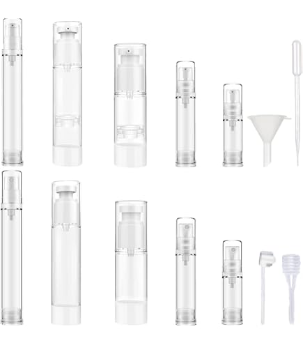 Kunz Packagng Flacons De Voyage à Remplr, Flacons Vdes De 100 ML
