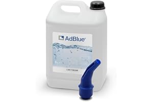 ERRECOM AdBlue® Additif pour Moteurs Diesel avec Bec Verseur pour la Réduction des Émissions NOx à Base d’Urée, Conforme à ISO 22241-1, Bidon de 5 L