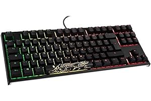 ‎DUCKY Ducky One 2 TKL PBT Gaming Tastatur, MX-Red, RGB LED - schwarz