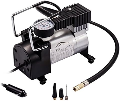 Car Tyre Inflator,Air Compressor,Mini portable Car air Pump Inflator with Detachable Digital Gauge,Electric 12v DC Portable Auto Air Compressor,Multi-use Tyre Inflator for bicycle motorbike and basketball and so on