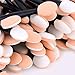 eBoot Disposable Dual Sided Eyeshadow Brush Sponge Tipped Oval Makeup Applicator, 100 Packs