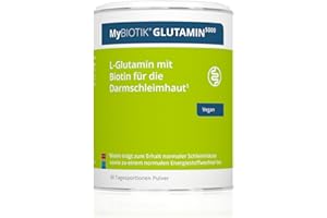 ‎NUTRIMMUN MyBIOTIK®GLUTAMIN5000 I made by nutrimmun I Für 30 Tage I Hochdosiert I 5g L-Glutamin I Biotin I Pulver I Ohne Zusatzstoffe I Vegan I Glutenfrei I Laktosefrei I Laborgeprüft