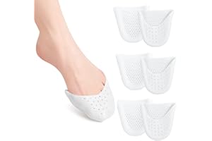 WXNPA 3 Paia Protezioni per Dita dei Piedi Protezioni Tallone in Silicone Proteggi Dita Copri Piedi Salvadita Piedi Salvapunte Danza Protezione Unghia Alluce per Uomo e Donna