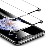 Verre Trempé Galaxy S9 Pack de 2, ESR Samsung Galaxy S9 Protection Ecran Film en Verre Trempé Ultra Résistant Indice Dureté 9H pour Samsung Galaxy S 9 [CLIQUER Paramètres – fonctions avancées – sensibilité tactile POUR augmenter la sensibilité de l’écran tactile]
