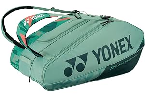 YONEX Pro Racquet Bag 12Pcs Tennis Verde - Arancione