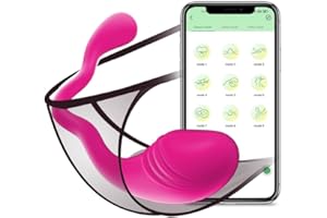 JURQEAR Vibradorador Mujer Juguetes Eróticos Para Pareja Sexuales Juguetes Sexuales Vibrador Mando Distancia Vibradorador Clítoris Control Remoto APP 10 Modos Consoladores.. Para Muscular (TD-01Rojo)