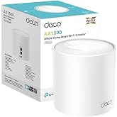 TP-Link Deco X10 1-pack, AX1500 Mbps, 190 m&sup2;'ye kadar Kapsama Alanı, 120 Cihaza Kadar Bağlantı, Gigabit Portlu, Mobil Uygulam