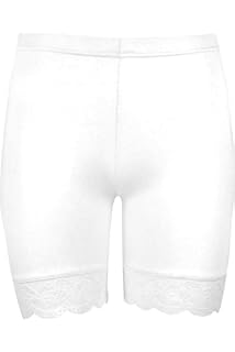 white cycling pants