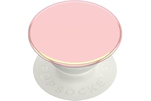 Popsockets PopGrip - Soporte y Agarre para Teléfonos Móviles y Tabletas con un Top Intercambiable - Color Chrome Powder Pink