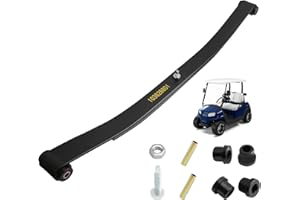 MISAKOMO Strapazierfähige Feder-Sets mit 2 Blattfedern, kompatibel mit Club Car DS ab 1981 und 2004 + Precedent Modell, Gas-Elektro-Golfwagen, ersetzt 103628801 1012030 1015108, vordere 2-Blattfeder mit