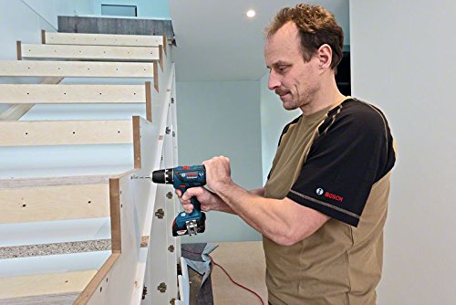 Bosch Professional GSR 18-2-LI Plus Akku-Bohrschrauber (2×2,0 Ah Akku, 13 mm Bohrfutter, 18 V, L-Boxx) blau, 06019E6100 - 2