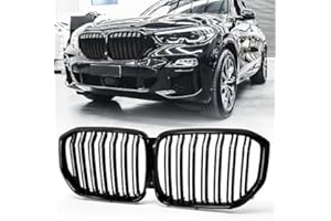 Gangying G05 Rejilla de radiador para BMW X5 Serie G05 riñón doble puente deportivo brillante negro 2018 2019 2020