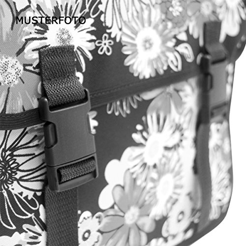 C-BAGS BASIC single CLASSIC Gepäckträger Fahrradtasche Tasche verschiedene Muster Black