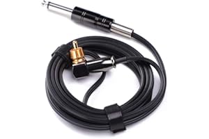 Hawink Rotary Tattoo Machine Pen Spare Power Cord RCA (czarne)