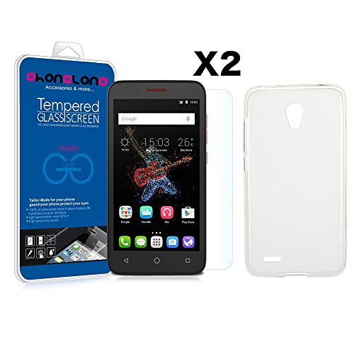 PHONELAND Pack Ahorro - Funda Silicona 2 Protector Pantalla de Cristal Templado Premium para Alcatel U5 3G U5 3G Plus U5 4G reviews PHONELAND Pack Ahorro - Funda Silicona 2 Protector Pantalla de Cristal Templado Premium para Alcatel U5 3G U5 3G Plus U5 4G