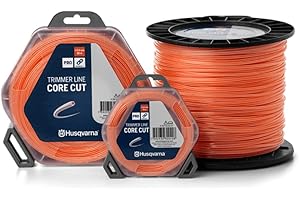 Husqvarna 597669222 - Hilo para desbrozadora (2,7 mm, 240 m), Color Naranja translúcido