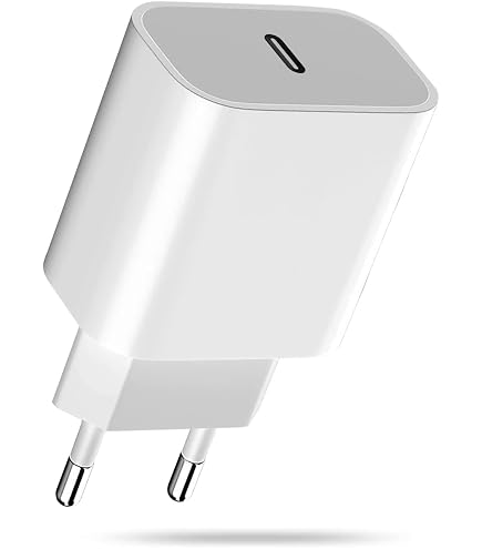 Caricatore USB C, 20W Presa per iPhone 16/16 Pro/16 Pro Max/16