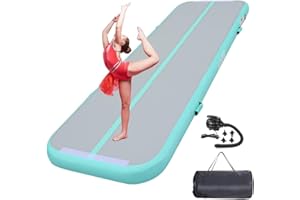 PPXIA Gymnastics Mat Inflatable Tumble Track Air Mat 3/4/5/6m