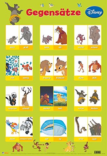 Preisvergleich Produktbild Disney Lernposter: Disney Klassiker - Gegensätze