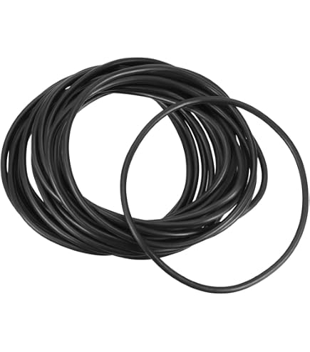 Sourcing Map O-Dichtungsring – Silikon, 50 Mm Außen-Ø X 2 Mm Stark, Rot, 10 Stück