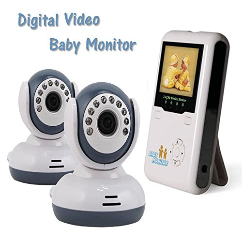 Wireless Digital Baby Monitor Video 2 Way Audio (Grey 2)