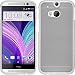 Produktbild PhoneNatic Case für HTC One M8 Hülle weiß Frame Hard-case + 2 Schutzfolien