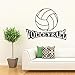 Produktbild Geiqianjiumai Persönlichkeit Volleyball wandaufkleber Dekoration wandaufkleber Moderne wanddekoration kinderzimmer Dekoration schwarz L 43 cm X 55 cm