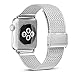 Produktbild VIKATECH Kompatibel Armbänder für Apple Watch Armband 40mm 38mm Milanese Schlaufe Edelstahl Smart Watch Armbänder für iWatch Armband Series 4/3/2/1 Silber